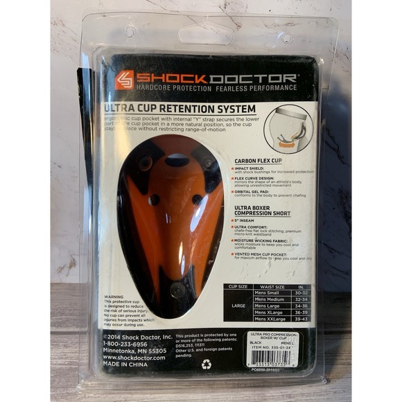 Shock Doctor 335 Ultra Pro Cup Only Carbon Flex Cup Size Large - Picture 3 of 3